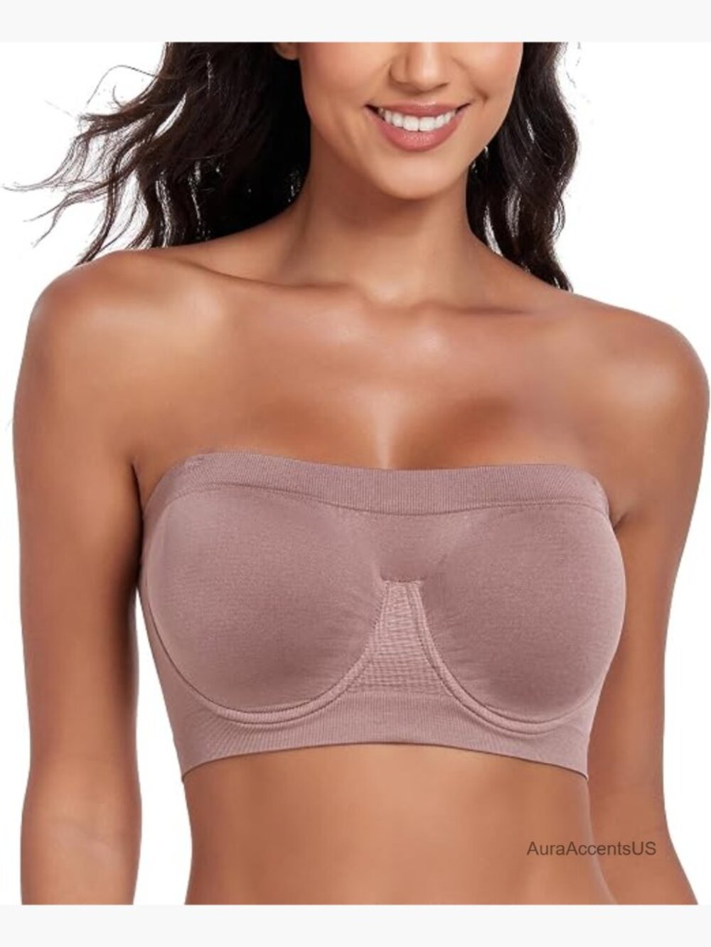 Underwire Strapless Multiway Bandeau Bra Pullover Non Padded Supportive